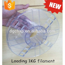 high transparent hollow design 3d filament spool